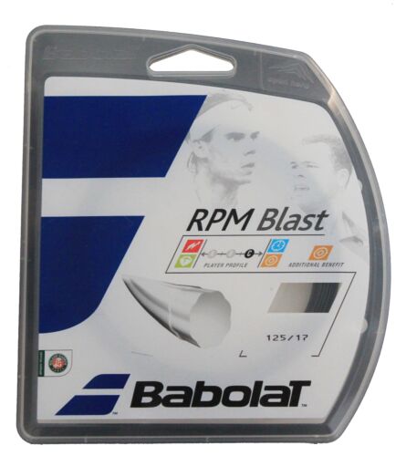 Cordage Tennis Babolat RPM Blast jauge 1,25mm 12m noir
