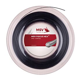 Bobine Cordage MSV Focus Hex 1,23mm 200m Noir