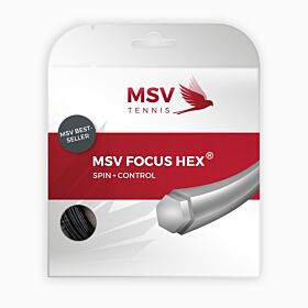 Cordage MSV Focus Hex jauge 1,18mm Noir